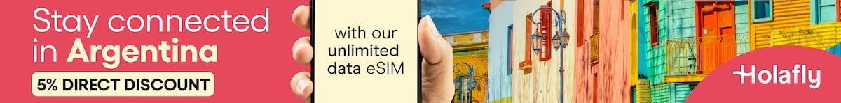 HolaFly Secrets of Buenos Aires ESim Argentina discount
