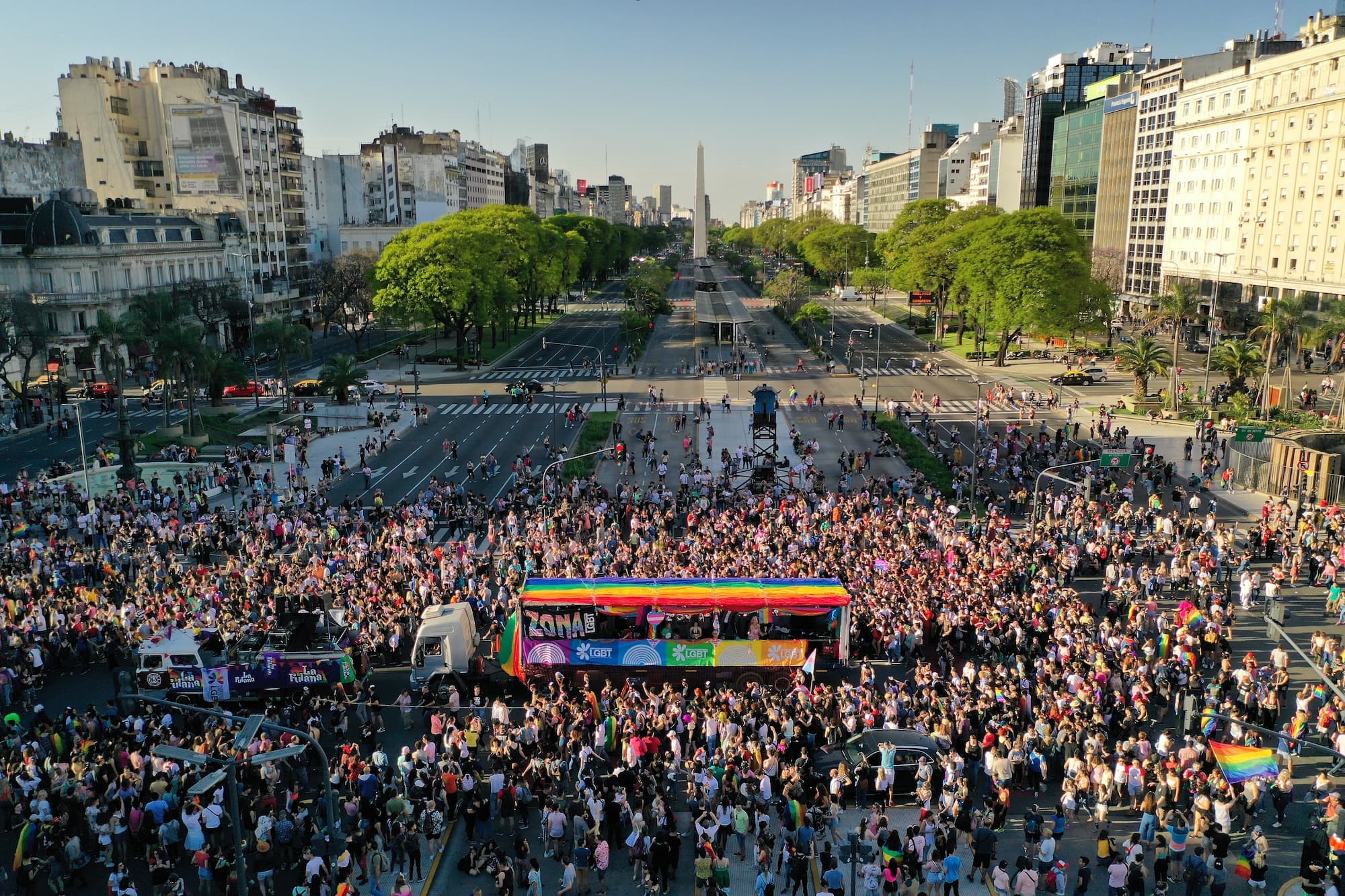Buenos Aires Pride on 9 de Julio