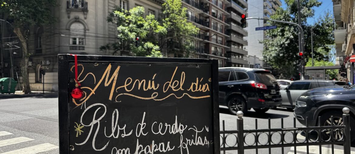 menú ejecutivo Buenos Aires Secret hidden tip