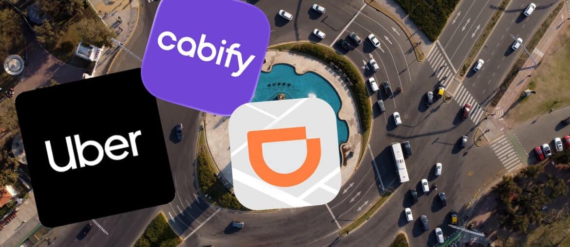 Uber and Cabify guide in Buenos Aires