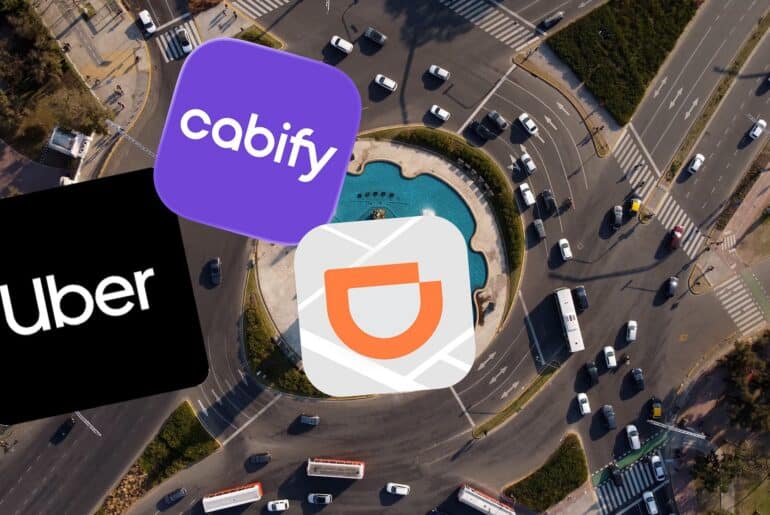 Uber and Cabify guide in Buenos Aires